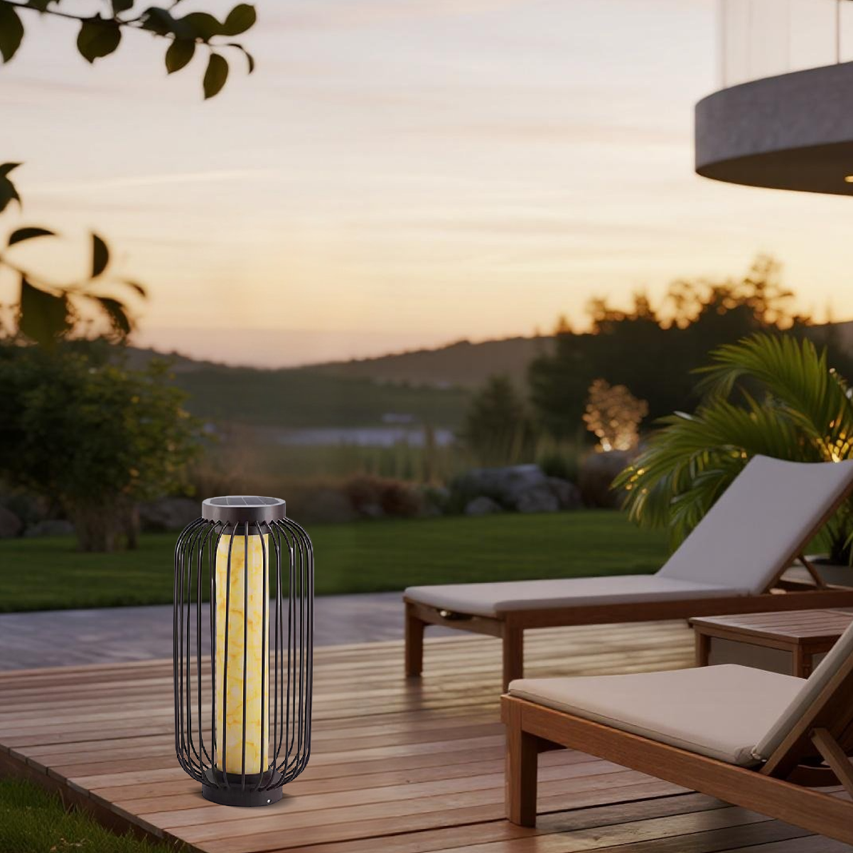 Modern Solar Floor Lamp